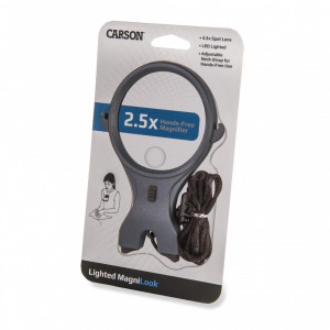 Lupa portabila MagniLook, putere 2.5x/4.5x cu snur pentru gat - Carson - Img 4