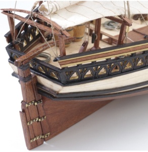 Navomodel Arab Dhow Sultan, scara 1:60 Kit model de nava din lemn - Artesania Latina - Img 7