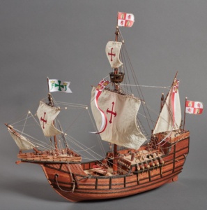 Navomodel Caravelă Santa Maria, scara 1:65 Kit model de navă din lemn - Artesania Latina - Img 5