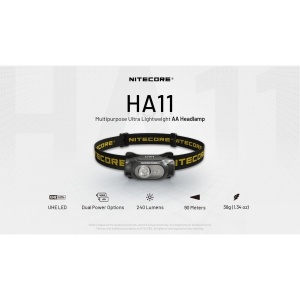 Nitecore HA11 UHE, Lanterna Frontala AA 240 Lumeni - Img 3
