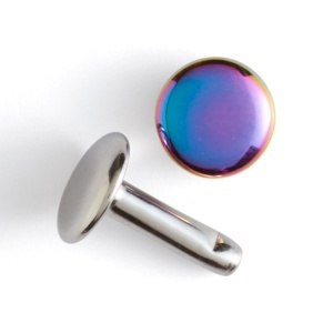 Nituri cu cap dublu, finisaj curcubeu (Rainbow), set 20 buc - Tandy Leather - imagine 5