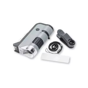 Pachet MicroFlip cu diapozitive si Microscop de buzunar Carson cu LED-uri UV - Img 3