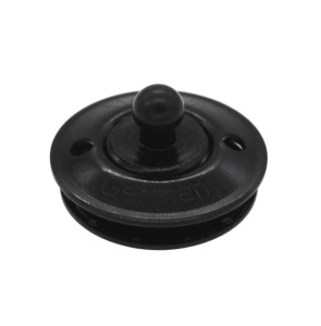 Parte inferioara cromat negru pentru textile/piele, sisteme de fixare LOXX - Img 1