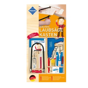 Pebaro 455, Set traforaj in cutie de lemn + masina de gaurit + unelte - Img 2