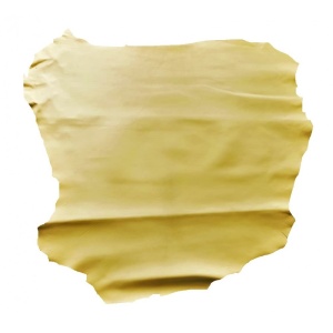 Piele Naturala Vopsita / Captuseala Bej pentru Proiecte Mici