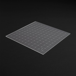 Rigla acrilica patrata 30 x 30 cm cu caroiaj (Square Foot Ruler) - Tandy Leather 3626-00 - imagine 2