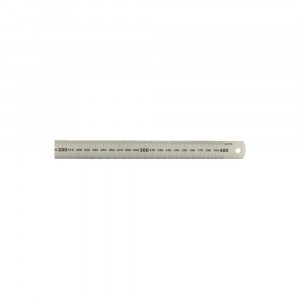 Rigla din inox 400 mm Hedue pentru masurare si trasare - Img 2