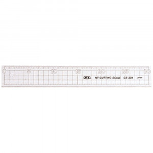 Rigla profesionala 50 cm cu margine din inox NT Cutter CS-502 - Img 6