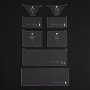 Sablon acrilic portofel bi-pliat Dillon (Dillon Bifold Wallet) - Tandy Leather 58009-00