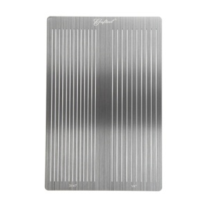 Sablon din inox pentru taiat franjuri din piele (latime franjuri 4,76 si 6,35 mm) - Tandy Leather 3604-50 - Img 2