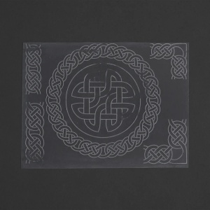 Sablon reutilizabil Craftaid, model cercuri si bordura celtice (Celtic Circles & Border) pentru modelaj piele - Tandy Leather 76610-00 - Img 2