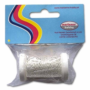 Sarma efect argintiu 0,3 mm x 45 m, pe rola | Modelism, Bijuterie