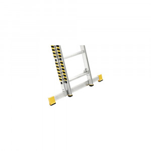 Scara aluminiu profesionala culisanta varianta largita 2x10 trepte - Img 3