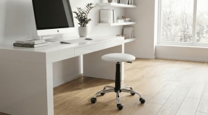 Scaun profesional Labor baza CR, taburet rotativ tapitat - Img 4