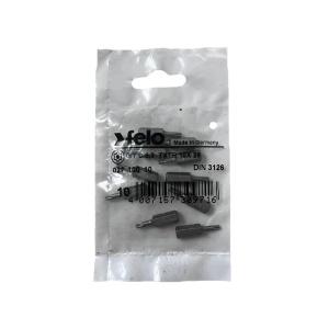 Set 10 biti Felo, seria Industrial profil Torx TR, C6.3, TTX10, 25mm - Img 1