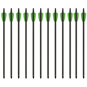 Set 12 Sageti Carbon Cold Steel Cheap Shot 130 Crossbow Bolts CS-CS13P