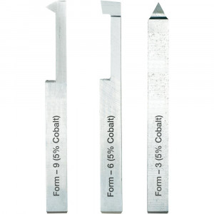Set 3 cutite pentru filete Proxxon 24552, 10 x 10 x 80 mm, pentru strungul PD 400 - Img 6