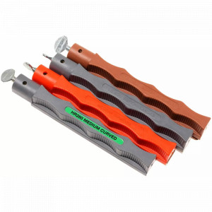 Set 3 pile si strop din piele de ascutit cutite, Lanski - Img 2