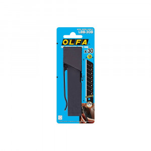 Set 30 lame cutter negre 18 mm OLFA LBB-30B - Img 2