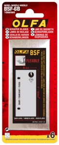 Set 6 lame flexibile razuitor 100 mm OLFA BSF-6B
