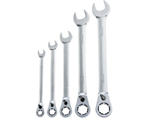 Set chei cu clichet WGB, 5 piese, crom-vanadiu