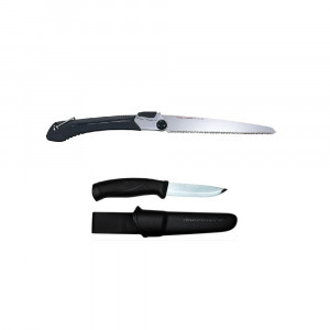 Set cutit, Morakniv Companion Heavy Duty si fierastrau Tajima