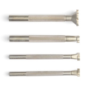 Set de 4 stante de embosare Craftool Make-Your-Own pentru model Y-weave - Tandy Leather 69045-00 - Img 3