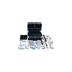 Set de 50 de scule de bicicleta in geanta tip roler, Unior