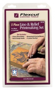 Set pentru gravura in relief, Flexcut - Img 2