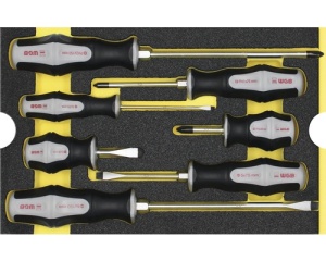 Set surubelnite drepte si PH, 7 piese, insertie pentru sertar