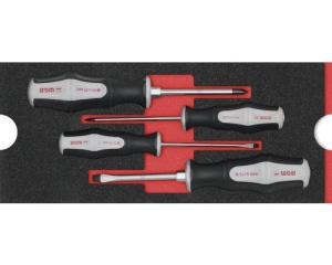 Set șurubelnițe Industrial 268x38x114 mm, 4 piese