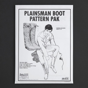 Set tipare pentru cizme Plainsman (Plainsman Boot Pattern Pack) - Tandy Leather 62690-00