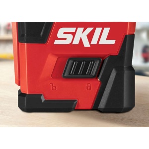 SKIL 1961 DA Nivela laser cu linie în cruce 360 grade, lumina verde, raza actiune 30m, Accu Li-Ion, include incarcator micro USB, trepied si geanta de transport - Img 7