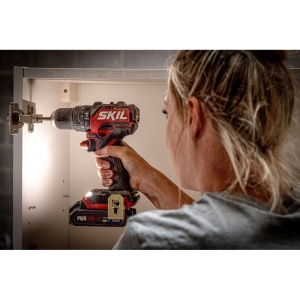 SKIL 3075 JA masina de gaurit cu percutie cu acumulator, cuplu maxim 60 nm, 0-500/0-1800/min, compact Brushless, geanta de transport+set de 6 biti, doar corpul - Img 2