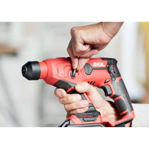 SKIL 3810 GA Rotopercutor cu acumulator RH1E3810GA, 3 in 1, SDS+, 1J, 0-900 rpm, 1x Accu 2.5Ah, accesorii, incarcator si geanta - Img 9