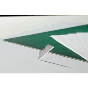 Stanley 0-11-921, Set de 5 lame trapezoidale 1992 cu lungimea de 62mm si latimea de 19mm - Img 6