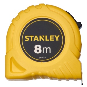 Stanley 0-30-457, ruleta clasica 8m, protectie Tylon, tru-zero, 8m x 25mm, blister - Img 1