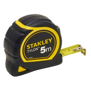 Stanley 1-30-697, ruleta Tylon 5m, tru-zero, protectie din cauciuc, anti-alunecare, 5m x 19mm - Img 2