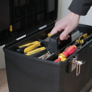 Stanley 1-93-968, Sistem modular pentru scule 2 in 1 Mobile Work, rulabil, maner rabatabil - Img 9