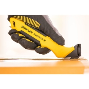 Stanley FMHT10373-0, Cutter prin tragere, pentru carton, maner cauciucat, lama trapezoidala - Img 12