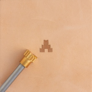 Stanta de margini embosare din alama, model piramida (Pyramid) - Tandy Leather 8900-22