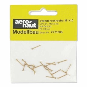 Surub alama M1 x 8 mm, cap cilindric cu fanta, set 20 buc | Modelism