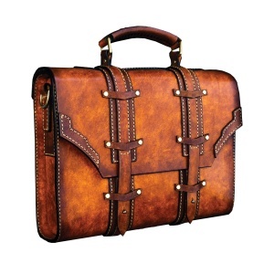 Tipar hartie Creative Awl servieta Old-School (Old-School Briefcase) - Tandy Leather 56703-00 - Img 2