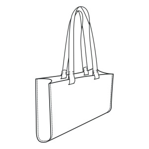 Tipar hartie geanta satchel Melrose (Melrose Satchel) - Tandy Leather 56407-00