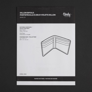 Tipar hartie portofel bi-pliat Dillon (Dillon Bifold) - Tandy Leather 56420-00 - imagine 3
