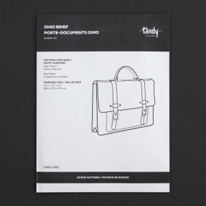 Tipar hartie servieta Ohio (Ohio Briefcase) - Tandy Leather 56408-00 - imagine 3