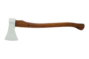 Topor forestier tip „Rhein-form“ cu protectie din alama pentru coada, Stubai