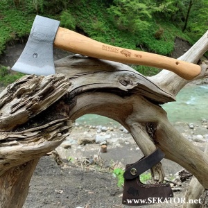 Toporisca bushcraft / outdoor tip american 900 gr, Bison 1879 - Img 3