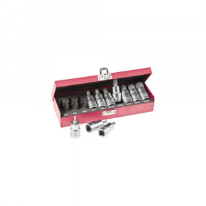 Trusă chei hexagonale WGB 1/2", 10 piese, crom-vanadiu, Ius Brasov