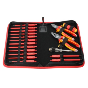 Trusa de surubelnite izolate VDE, Felo E-SMART Zip-Bag, 19 piese - Img 1